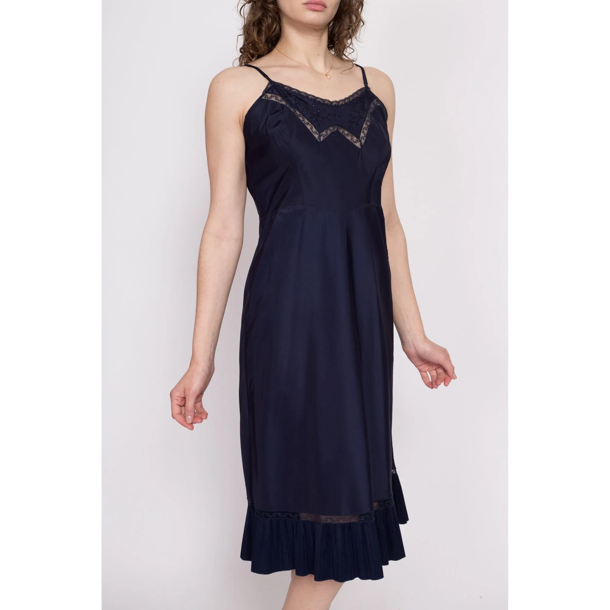 40s 50s Barbizon Tafredda Slip - Medium