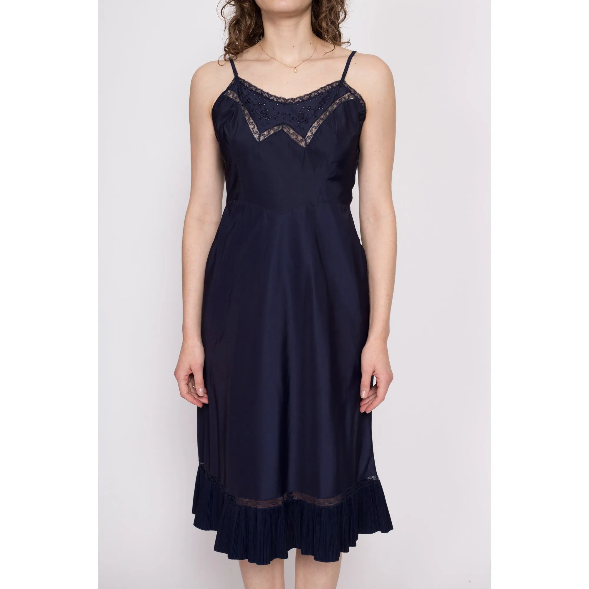 40s 50s Barbizon Tafredda Slip - Medium