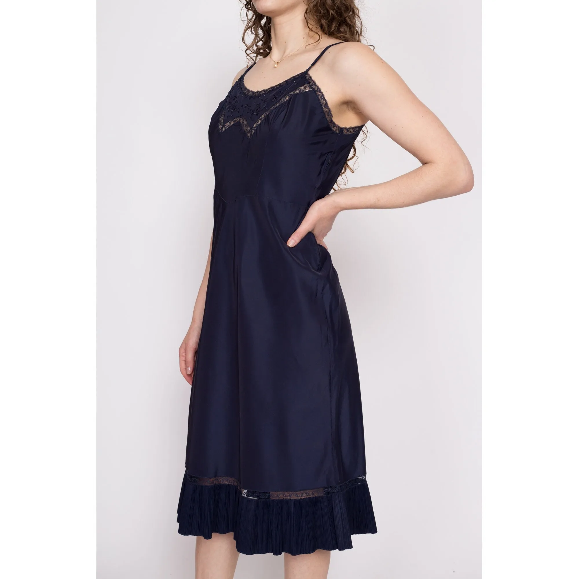 40s 50s Barbizon Tafredda Slip - Medium