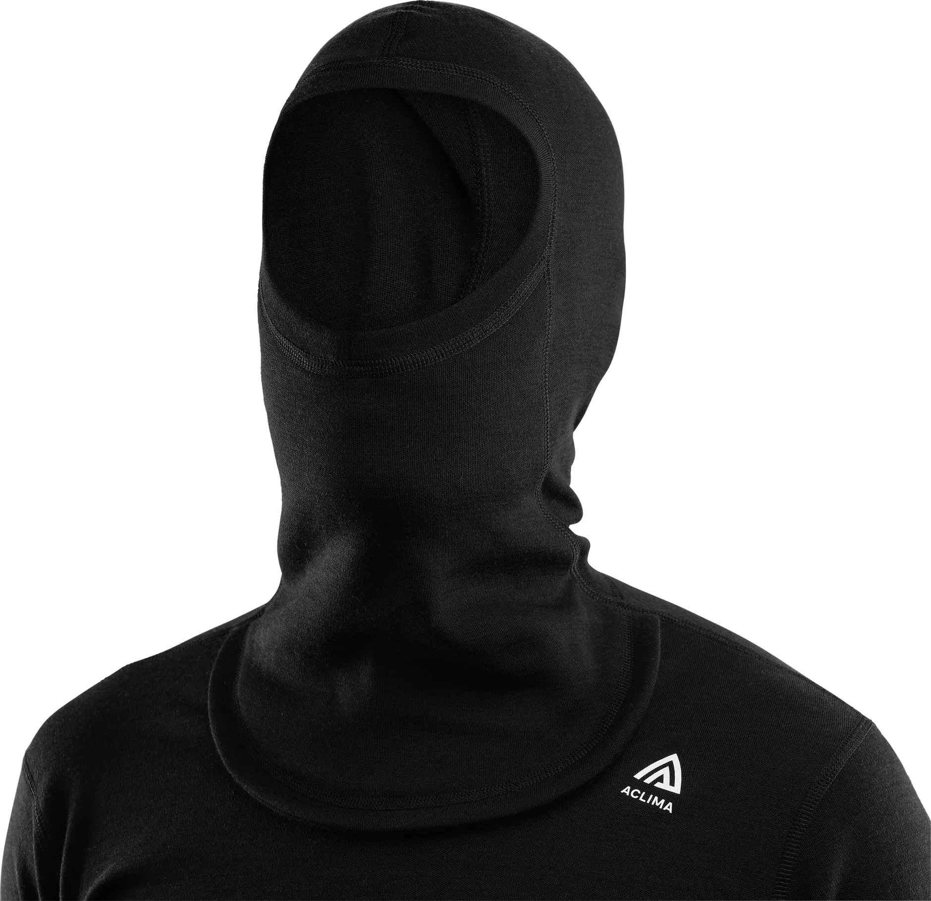 Aclima WarmWool Hood Sweater Man Jet Black | Buy Aclima WarmWool Hood Sweater Man Jet Black here | Outnorth