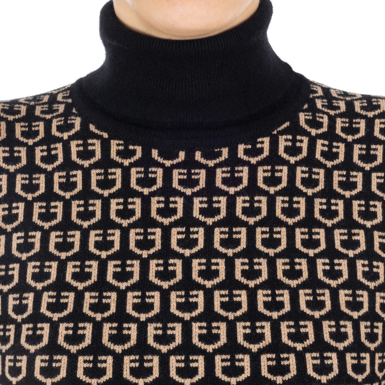 ADAM MODEL WOMAN&#x27;S HIGH NECK SWEATER