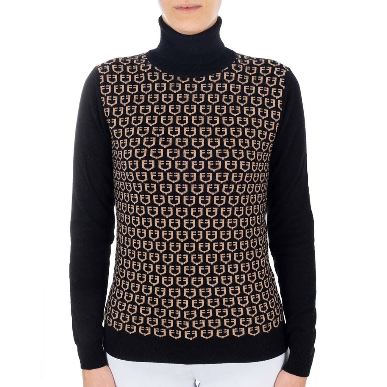 ADAM MODEL WOMAN&#x27;S HIGH NECK SWEATER