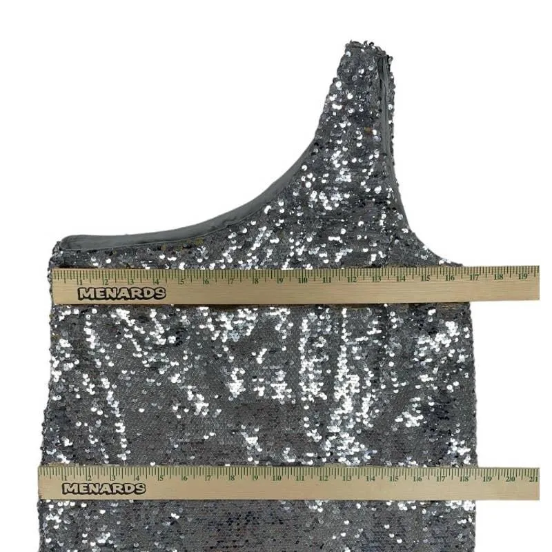 Anthropologie Maeve Sequin One Shoulder Midi Dress Size XS New
