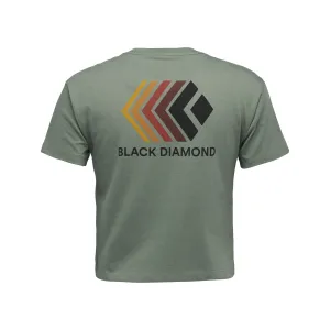 Black Diamond Women&#x27;s Faded Crop Shortsleeve Tee Laurel Green | Buy Black Diamond Women&#x27;s Faded Crop Shortsleeve Tee Laurel Green here | Outnorth