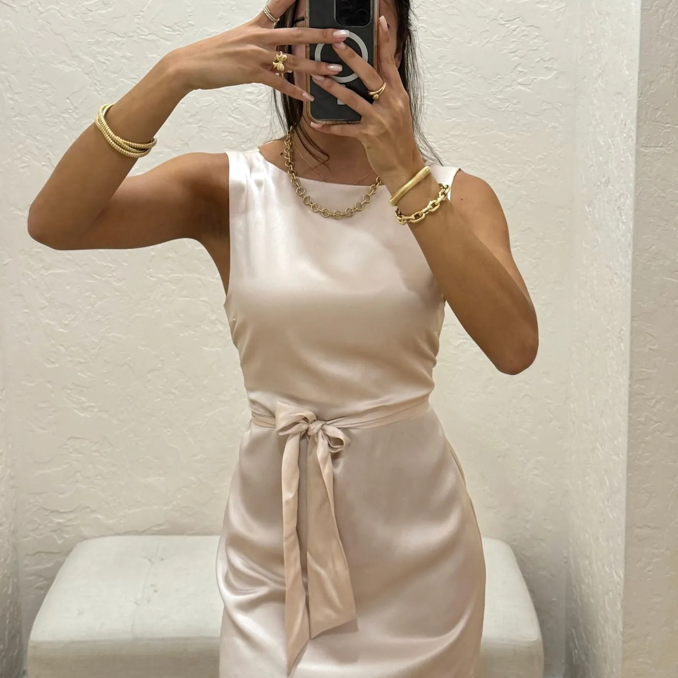 Bowie Mini Dress - Blush