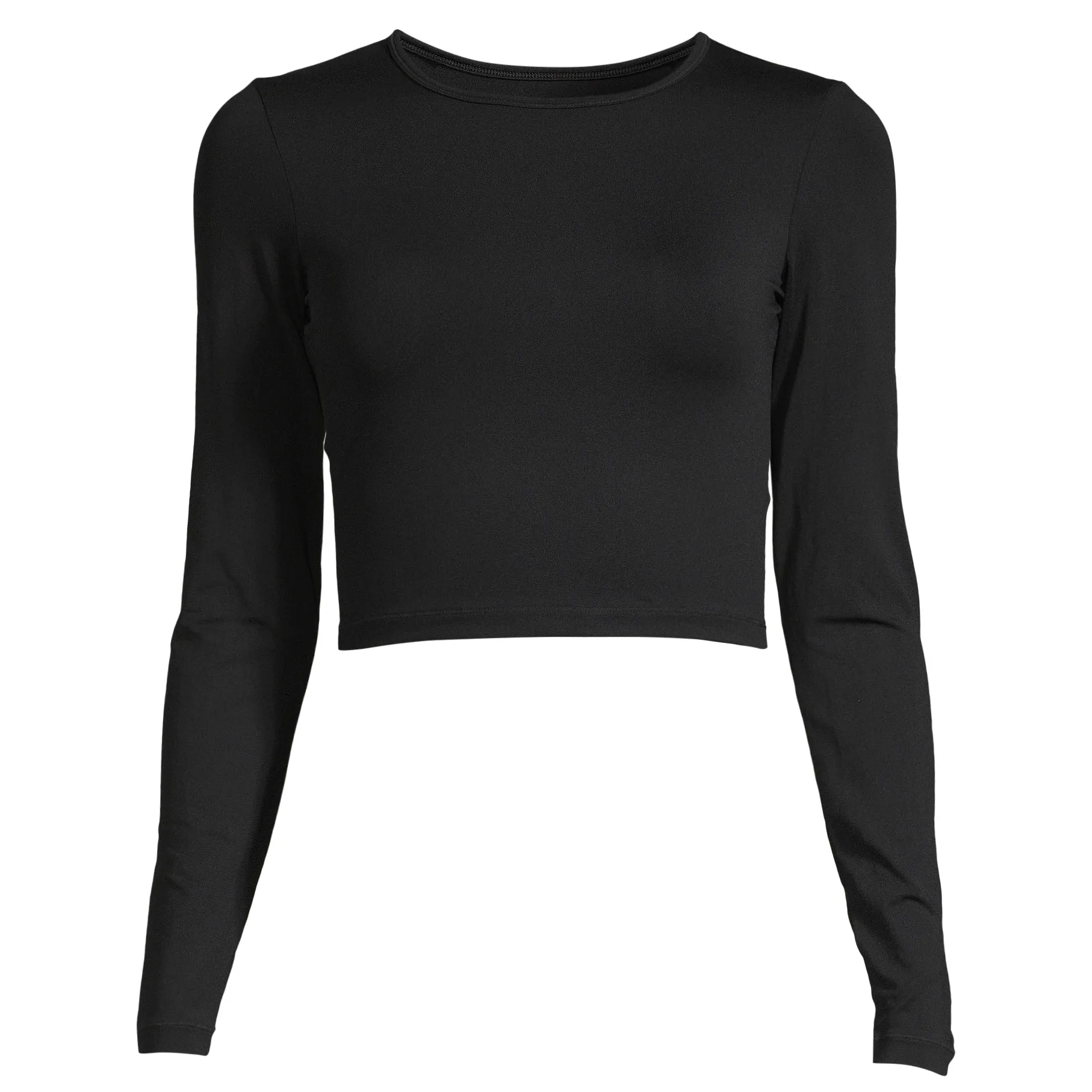 Casall Women&#x27;s Crop Long Sleeve Black | Buy Casall Women&#x27;s Crop Long Sleeve Black here | Outnorth