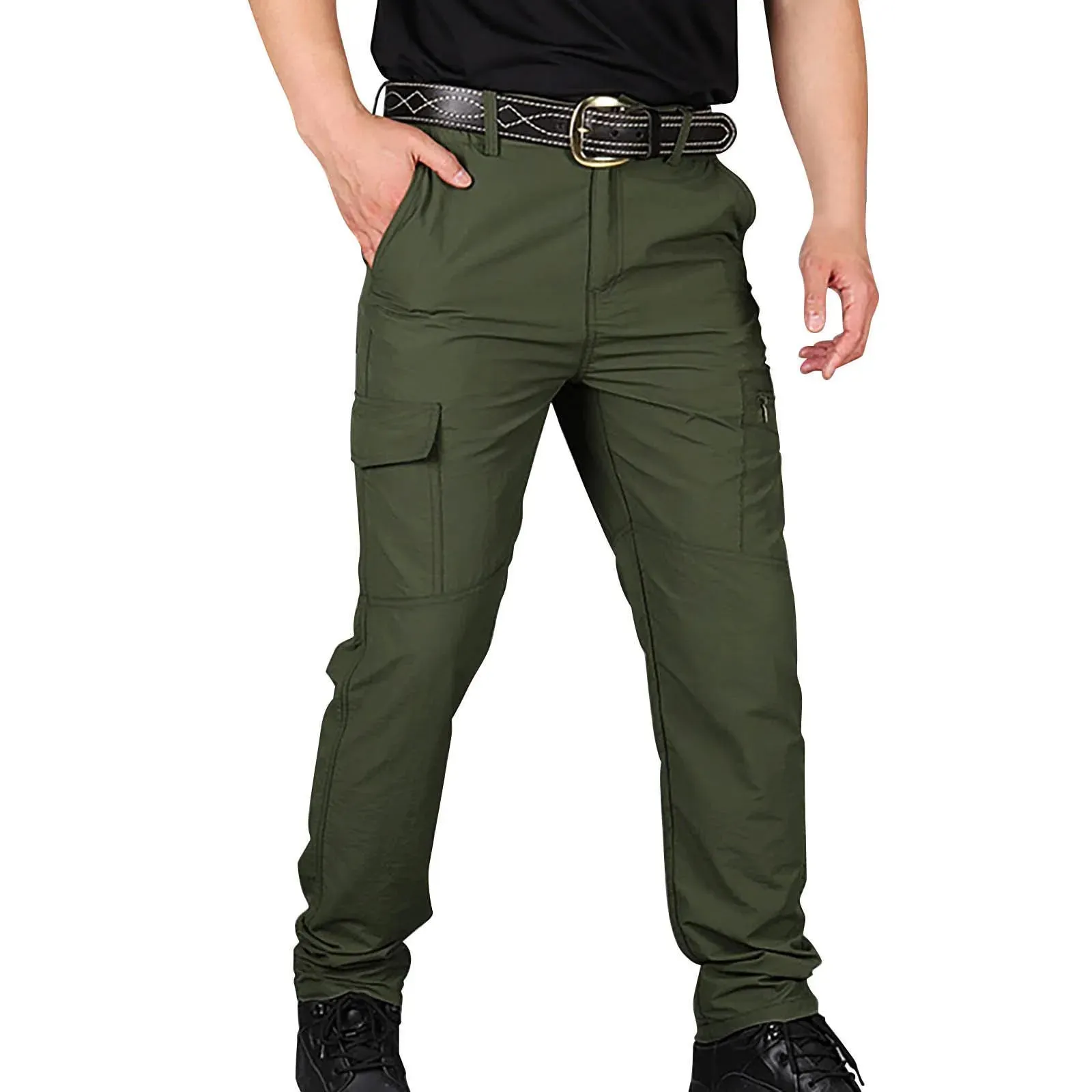Casual Cargo Pants For Men Plus Size Quick Drying Sports Outdoor Waterproof
