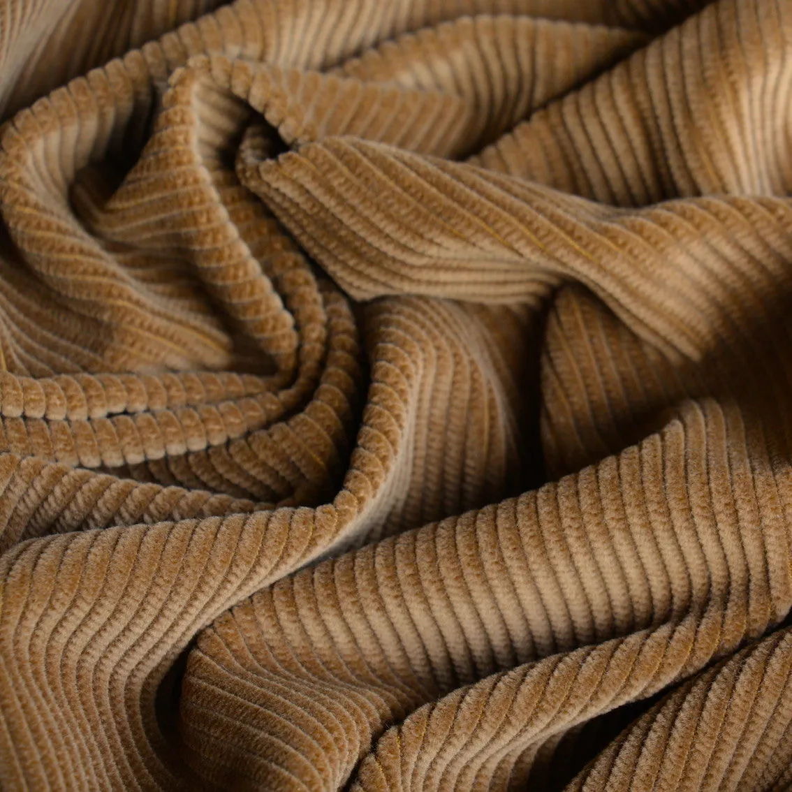 Corded Tan - Jumbo Corduroy