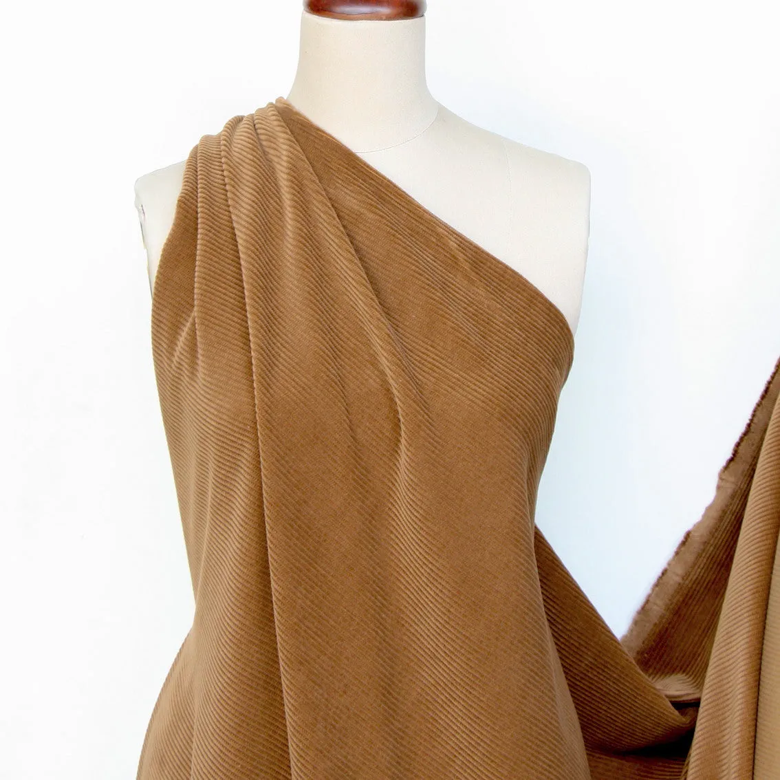 Corded Tan - Jumbo Corduroy