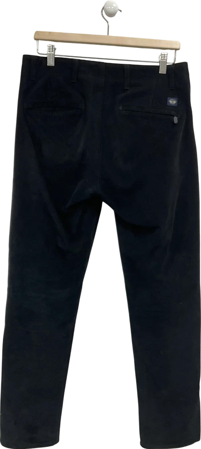 dockers Black Corduroy Trousers UK 10