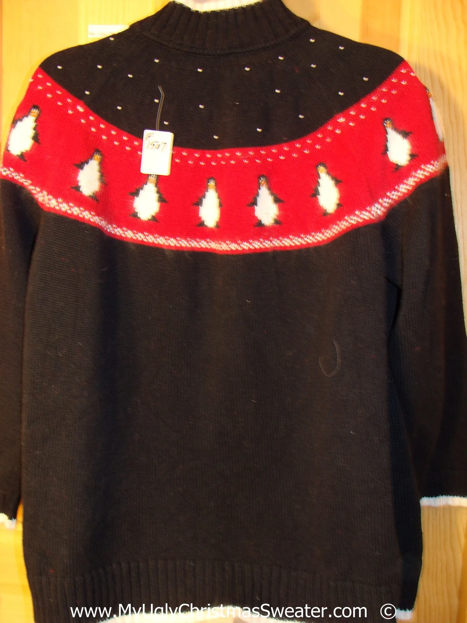 Festive Penguin Two Sided Festive Christmas Sweater