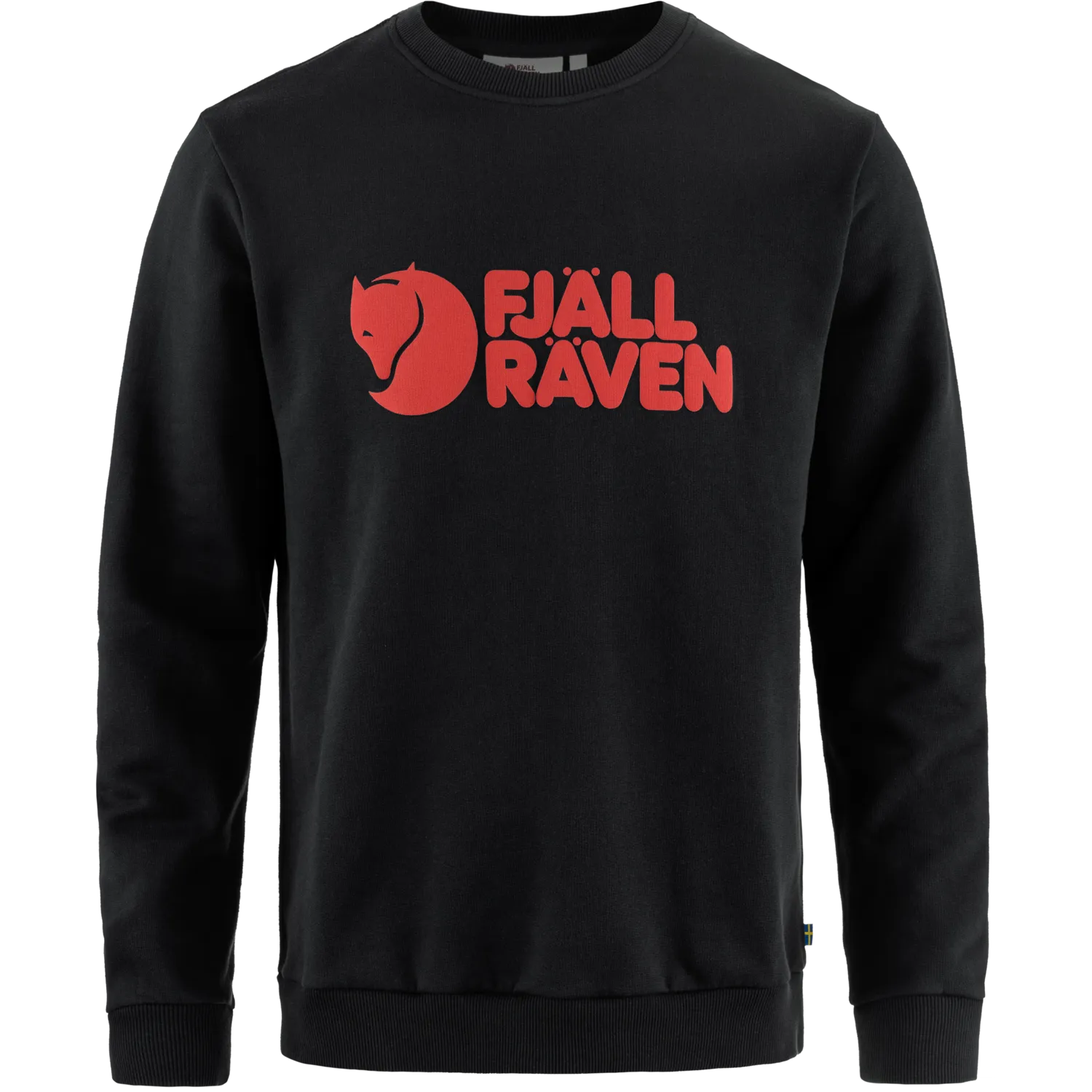 Fjällräven Men&#x27;s Fjällräven Logo Sweater Black | Buy Fjällräven Men&#x27;s Fjällräven Logo Sweater Black here | Outnorth