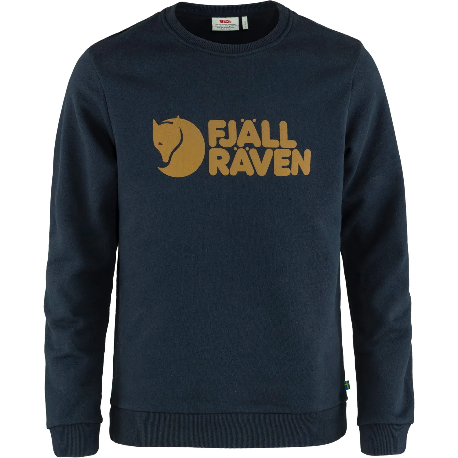 Fjällräven Men&#x27;s Fjällräven Logo Sweater Dark Navy | Buy Fjällräven Men&#x27;s Fjällräven Logo Sweater Dark Navy here | Outnorth