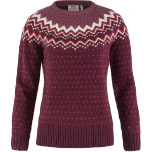 Fjällräven Women&#x27;s Övik Knit Sweater Dark Garnet | Buy Fjällräven Women&#x27;s Övik Knit Sweater Dark Garnet here | Outnorth