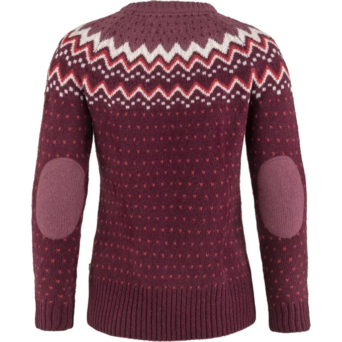Fjällräven Women&#x27;s Övik Knit Sweater Dark Garnet | Buy Fjällräven Women&#x27;s Övik Knit Sweater Dark Garnet here | Outnorth