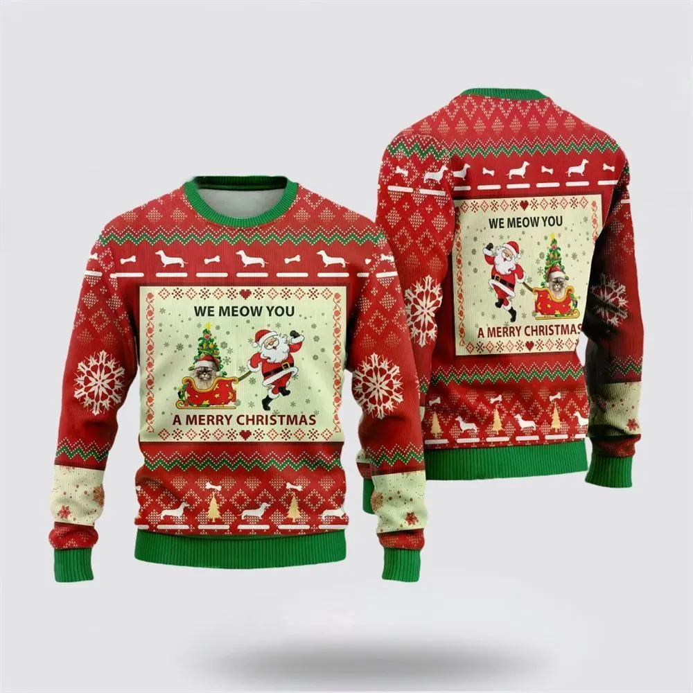 Himalayan Cats Ugly Christmas Sweater For Men And Women, Best Gift For Christmas, Christmas Fashion Winter