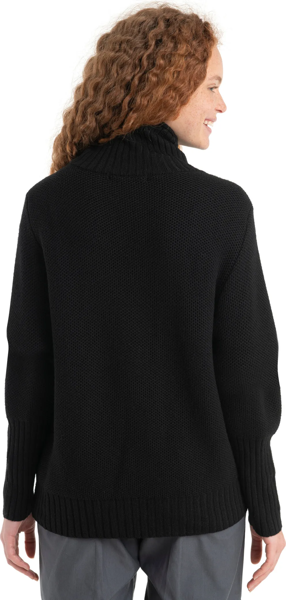 Icebreaker Women&#x27;s Seevista Funnel Neck Sweater Black | Buy Icebreaker Women&#x27;s Seevista Funnel Neck Sweater Black here | Outnorth
