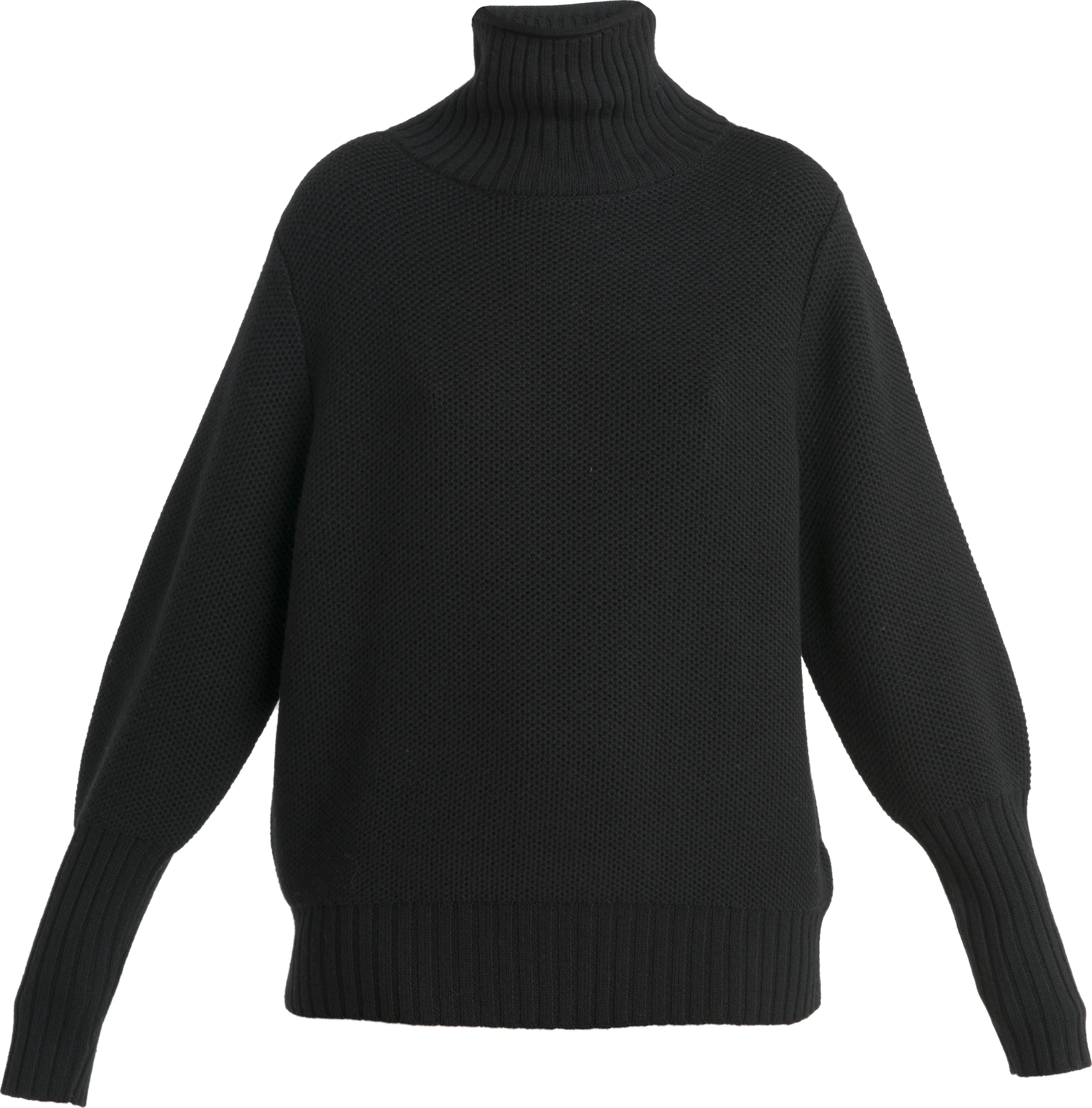Icebreaker Women&#x27;s Seevista Funnel Neck Sweater Black | Buy Icebreaker Women&#x27;s Seevista Funnel Neck Sweater Black here | Outnorth