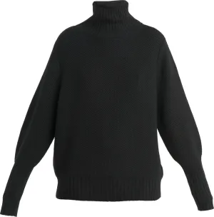 Icebreaker Women&#x27;s Seevista Funnel Neck Sweater Black | Buy Icebreaker Women&#x27;s Seevista Funnel Neck Sweater Black here | Outnorth