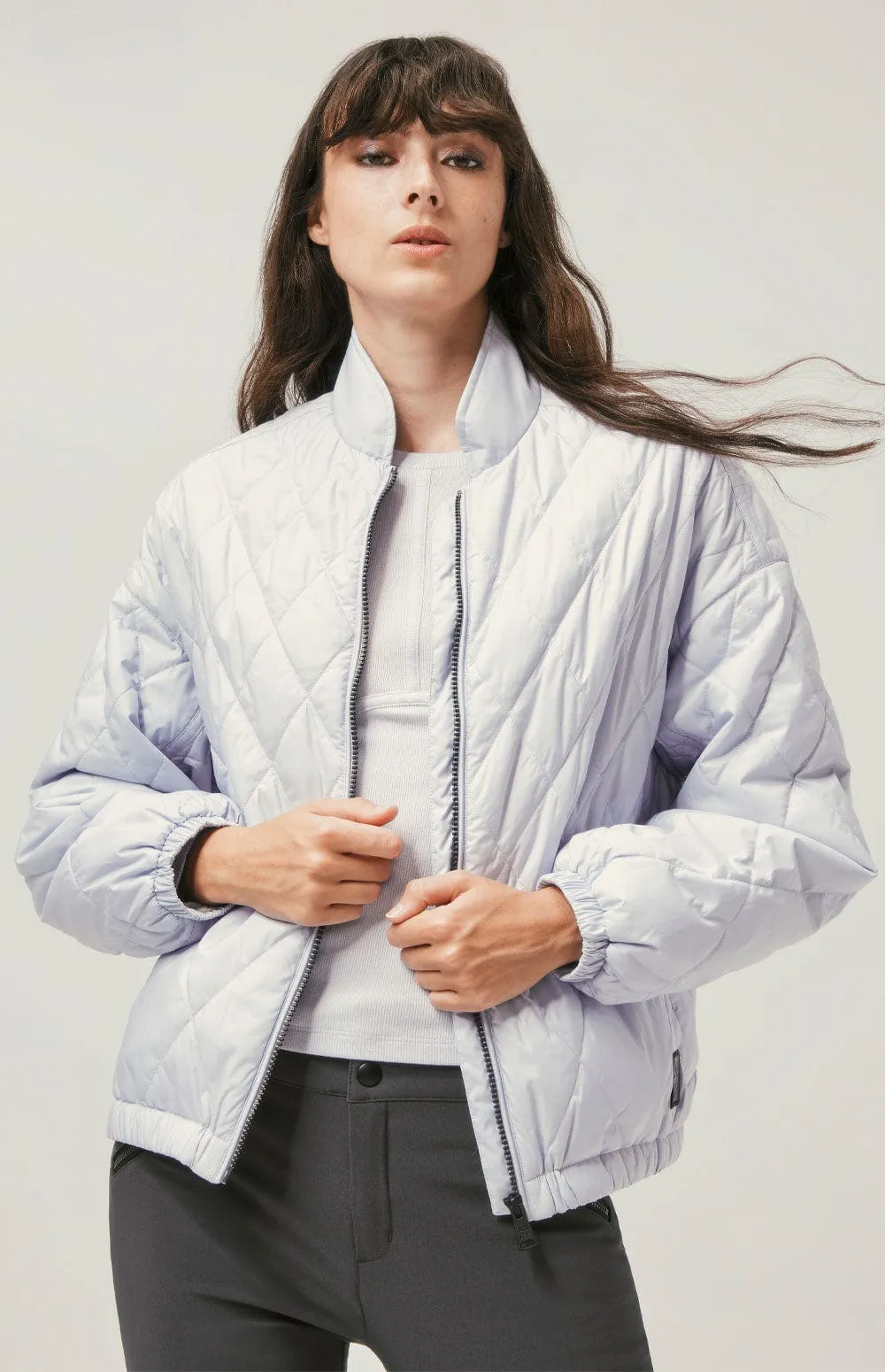 Kaden Crop Jacket | Lilac Haze