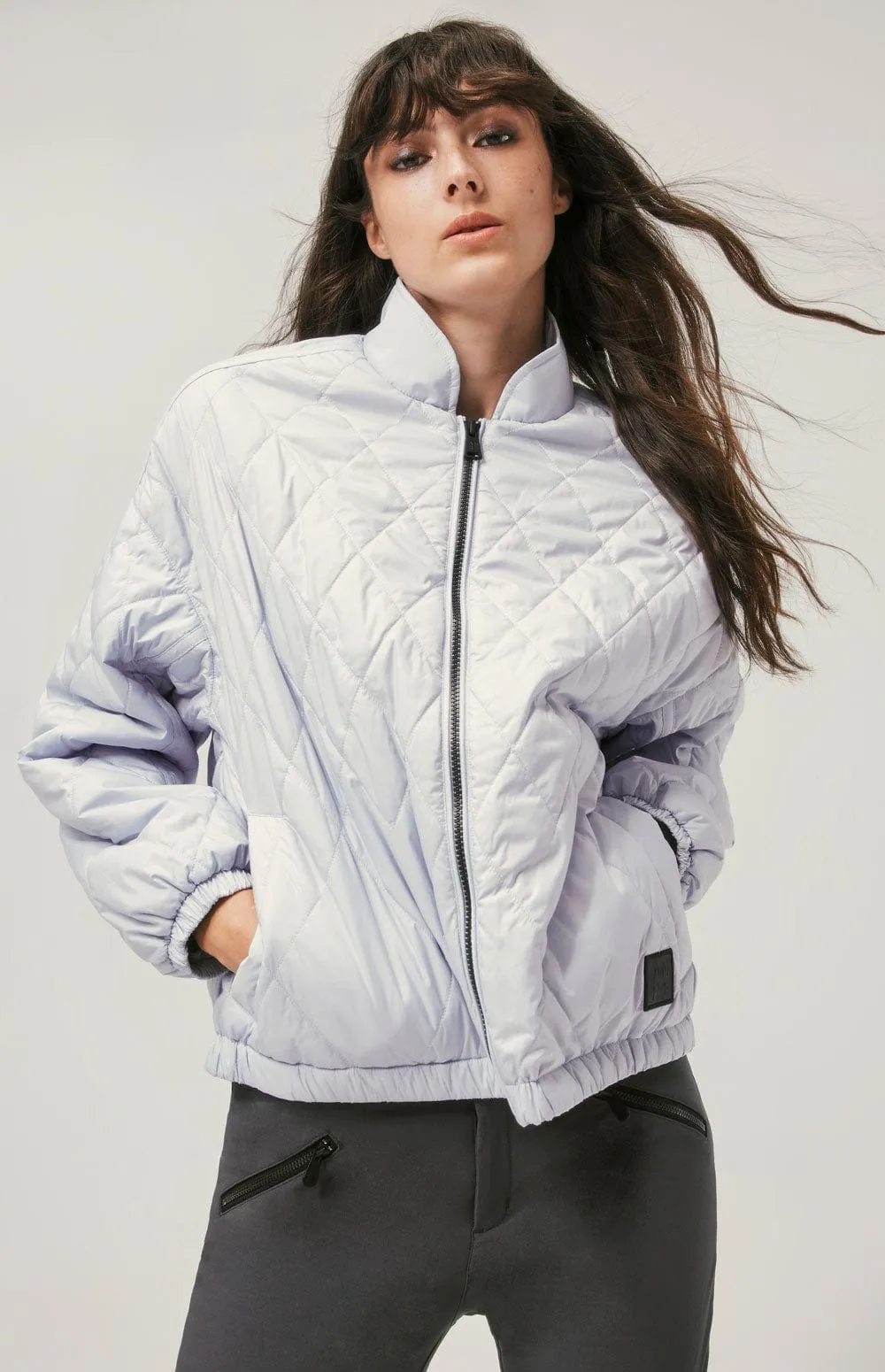 Kaden Crop Jacket | Lilac Haze