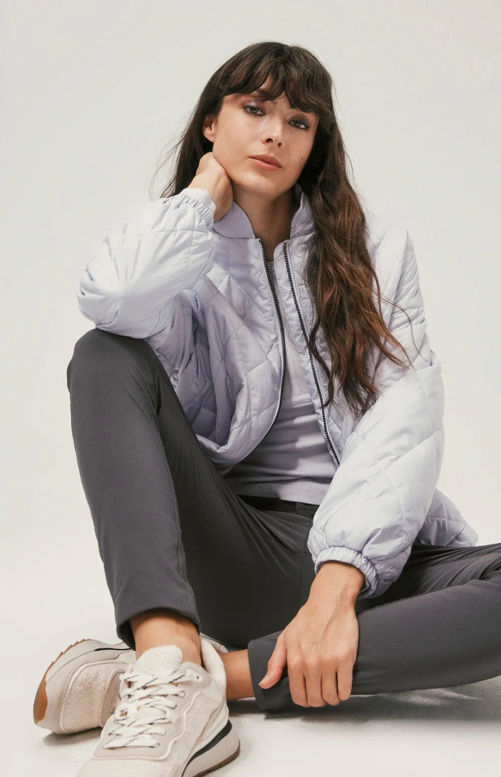 Kaden Crop Jacket | Lilac Haze