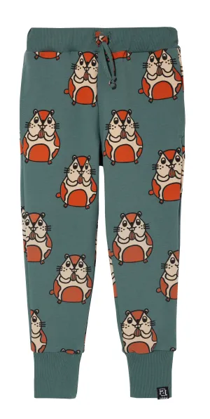 KUKUKID Green Hampster Pocket Pants