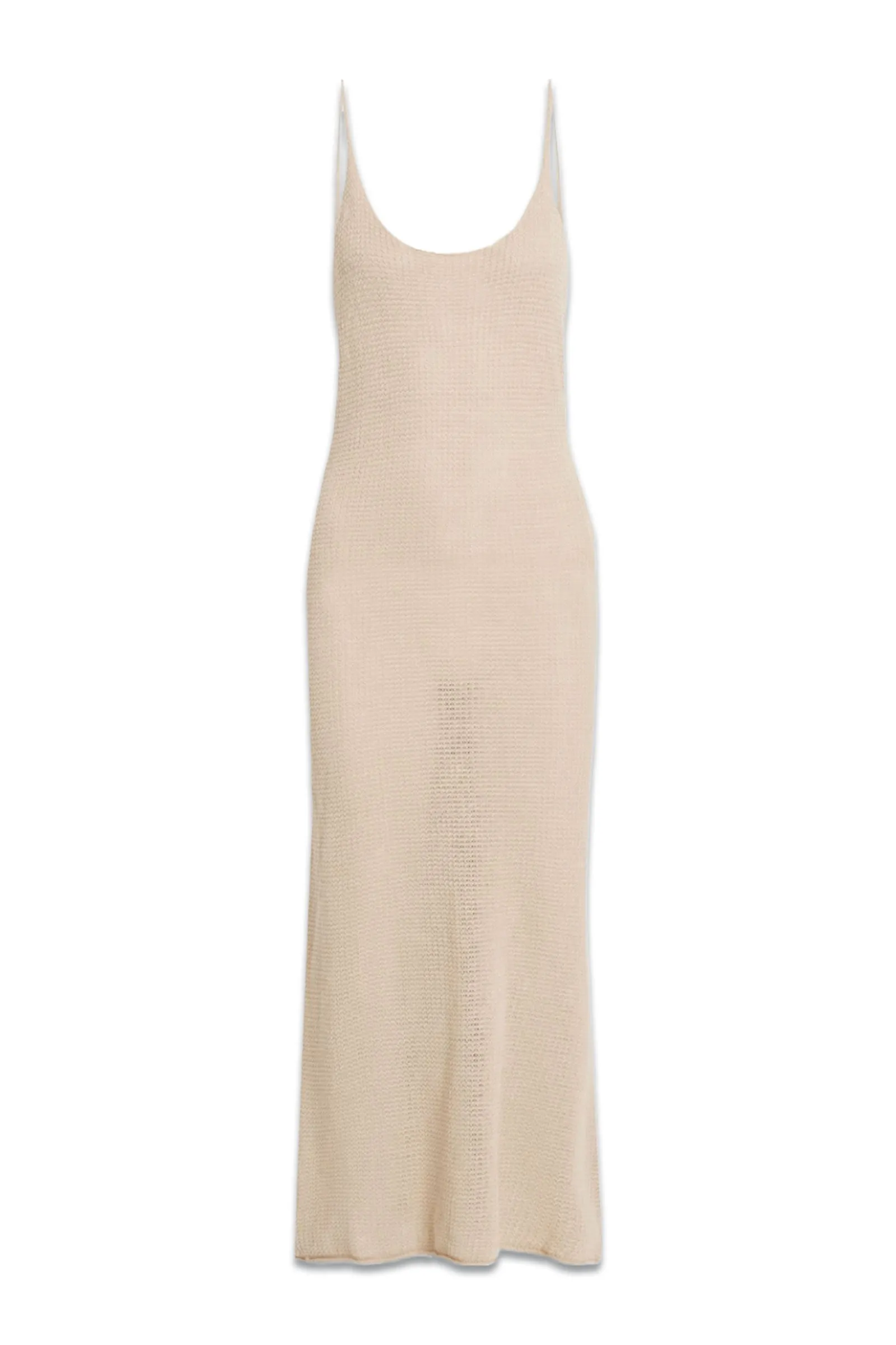 Linen Midi Slip Dress