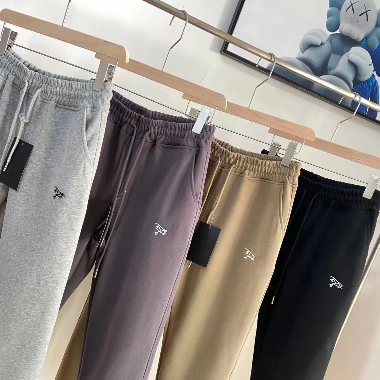 Men's Embroidered Casual Sports Pants