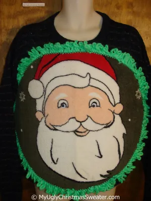 Mens Funny Happy Snowman Ridiculous Sweater