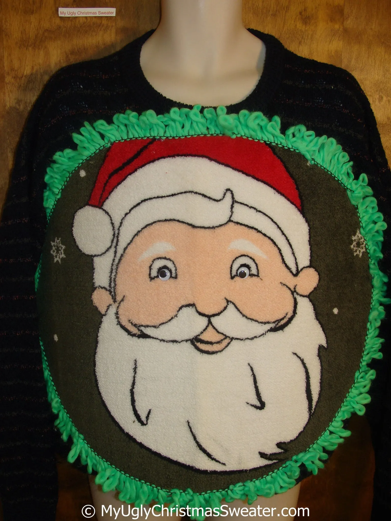 Mens Funny Happy Snowman Ridiculous Sweater