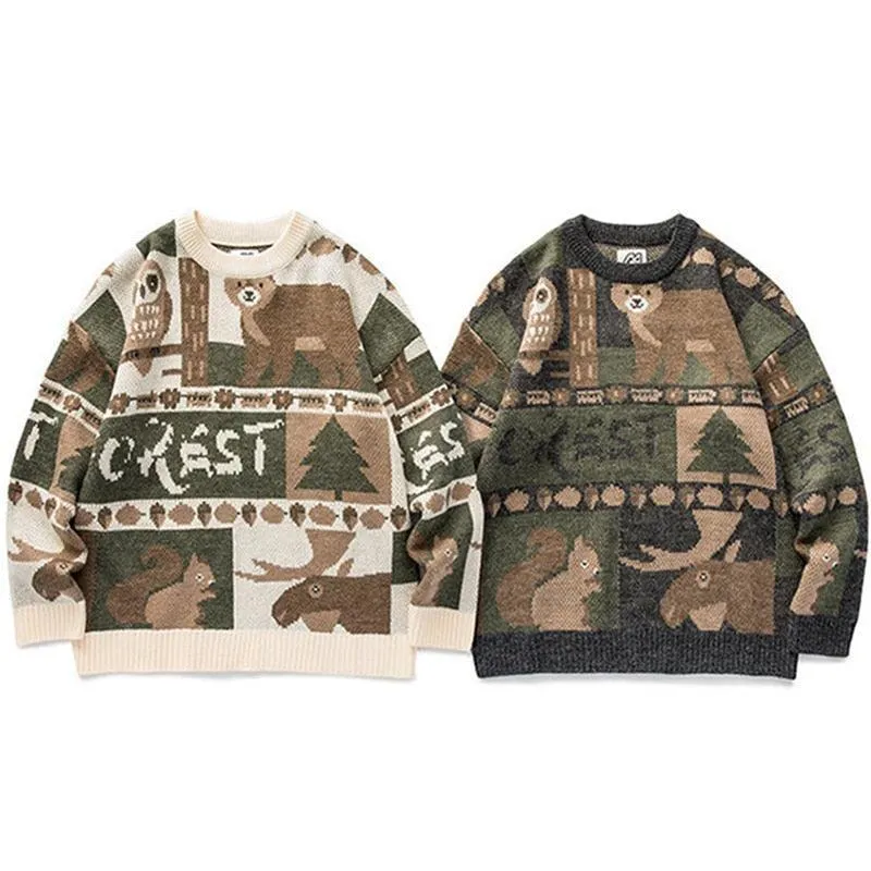 Nature Vintage Streetwear Sweater - Embrace Retro Vibes in Style 🌿🍂