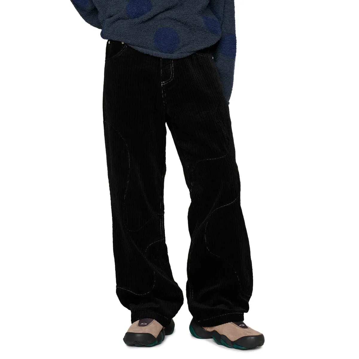 ORGANIC PANELED CORDUROY PANTS