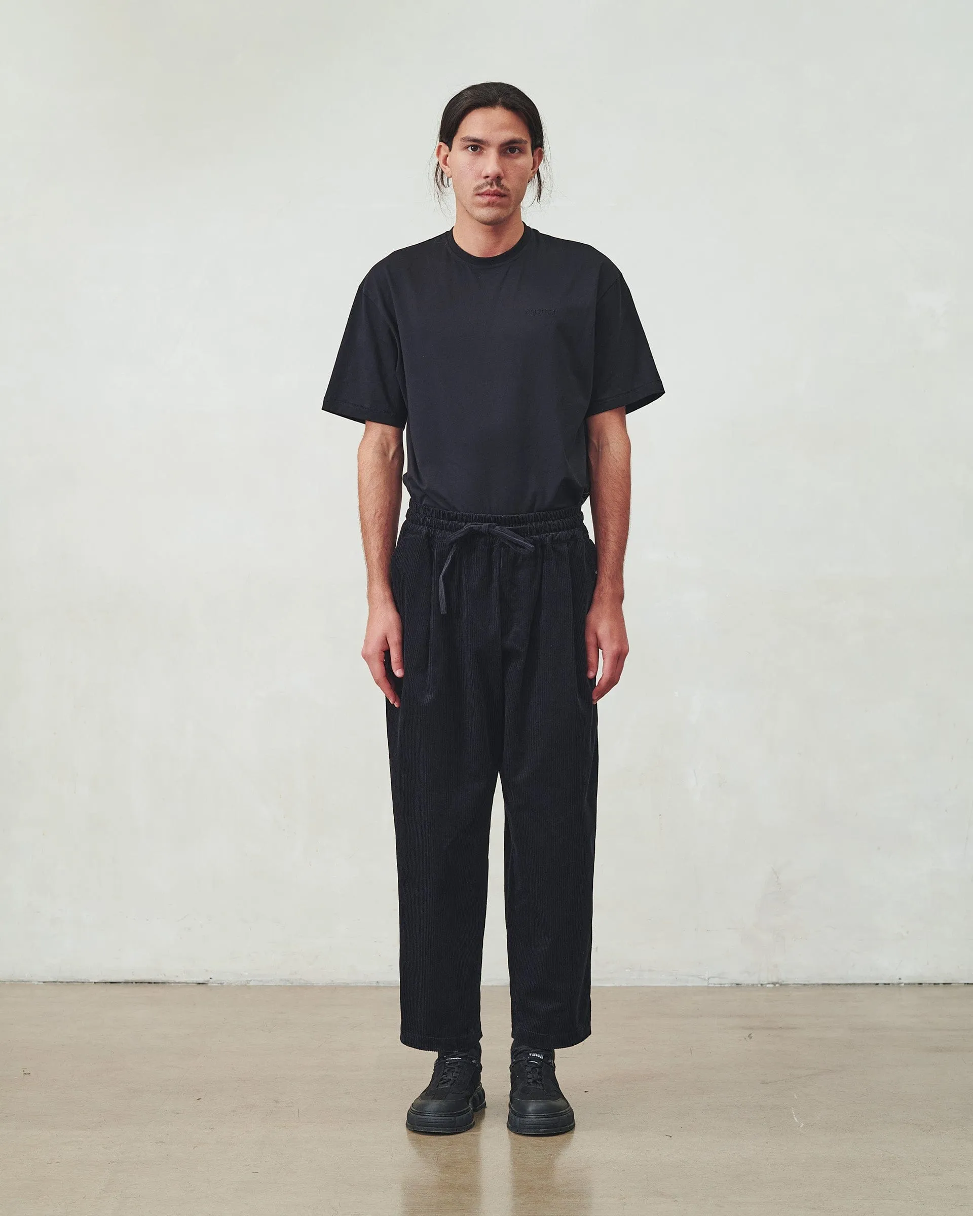 Oversized Baggy - Black Corduroy