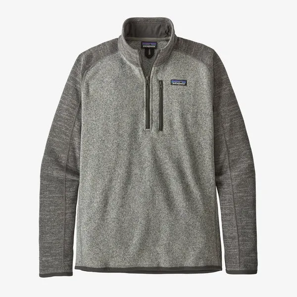 Patagonia Better Sweater 1/4 Zip - Nickel / Forge Grey