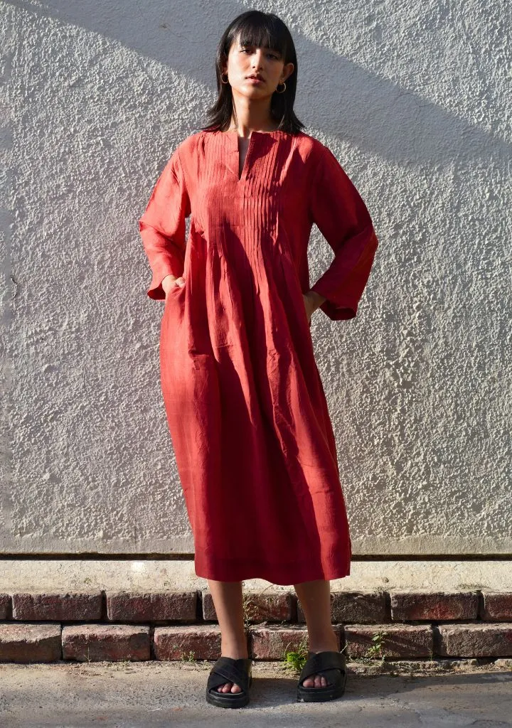 Pintucks Dress