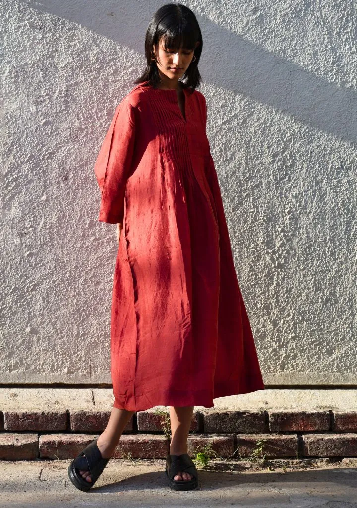 Pintucks Dress