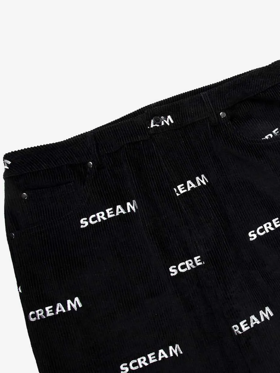 Repeat Logo Corduroy Pants