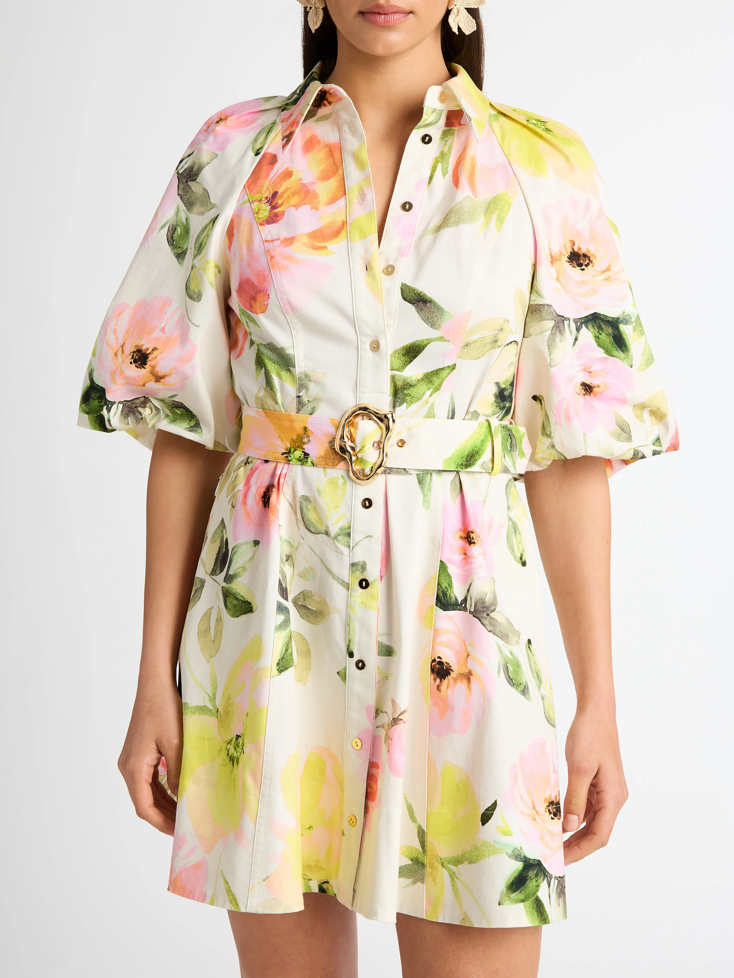 ROSA FLORA MINI DRESS