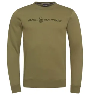 Sail Racing Men&#x27;s Bowman Sweater Dusty Olive | Buy Sail Racing Men&#x27;s Bowman Sweater Dusty Olive here | Outnorth