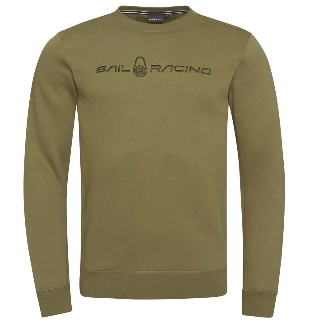 Sail Racing Men&#x27;s Bowman Sweater Dusty Olive | Buy Sail Racing Men&#x27;s Bowman Sweater Dusty Olive here | Outnorth