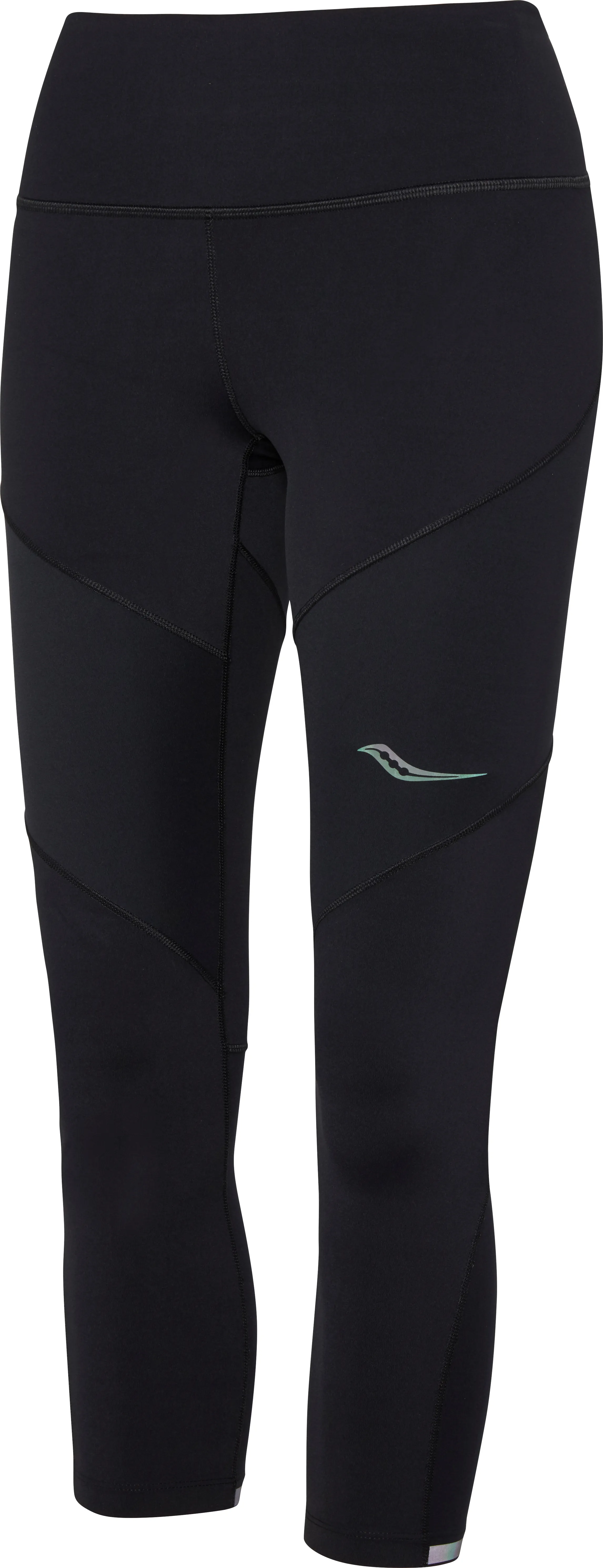 Saucony Women&#x27;s Time Trial Crop Tight Black | Buy Saucony Women&#x27;s Time Trial Crop Tight Black here | Outnorth