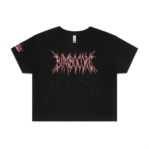 Scene Queen BIMBOCORE Black Crop Top