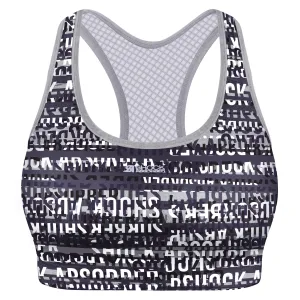 Shock Absorber Active Crop Top Print Logo Blue | Buy Shock Absorber Active Crop Top Print Logo Blue here | Outnorth