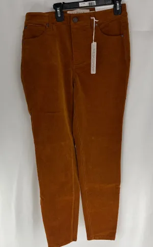 Soft Surroundings Women's Rust Corduroy Skinny Pants Size 8P NWT MSRP $89.95