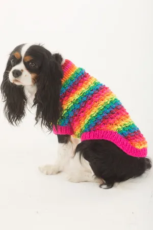 The Proud Supporter Dog Sweater Pattern (Knit)