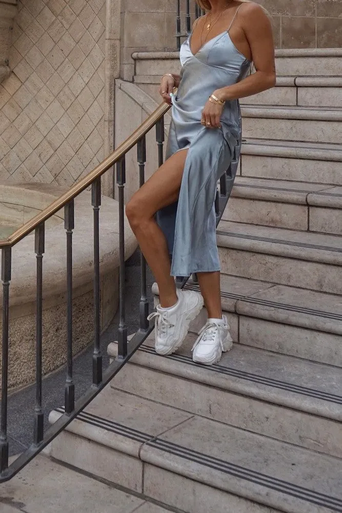 Want Forever Midi Dress Sage