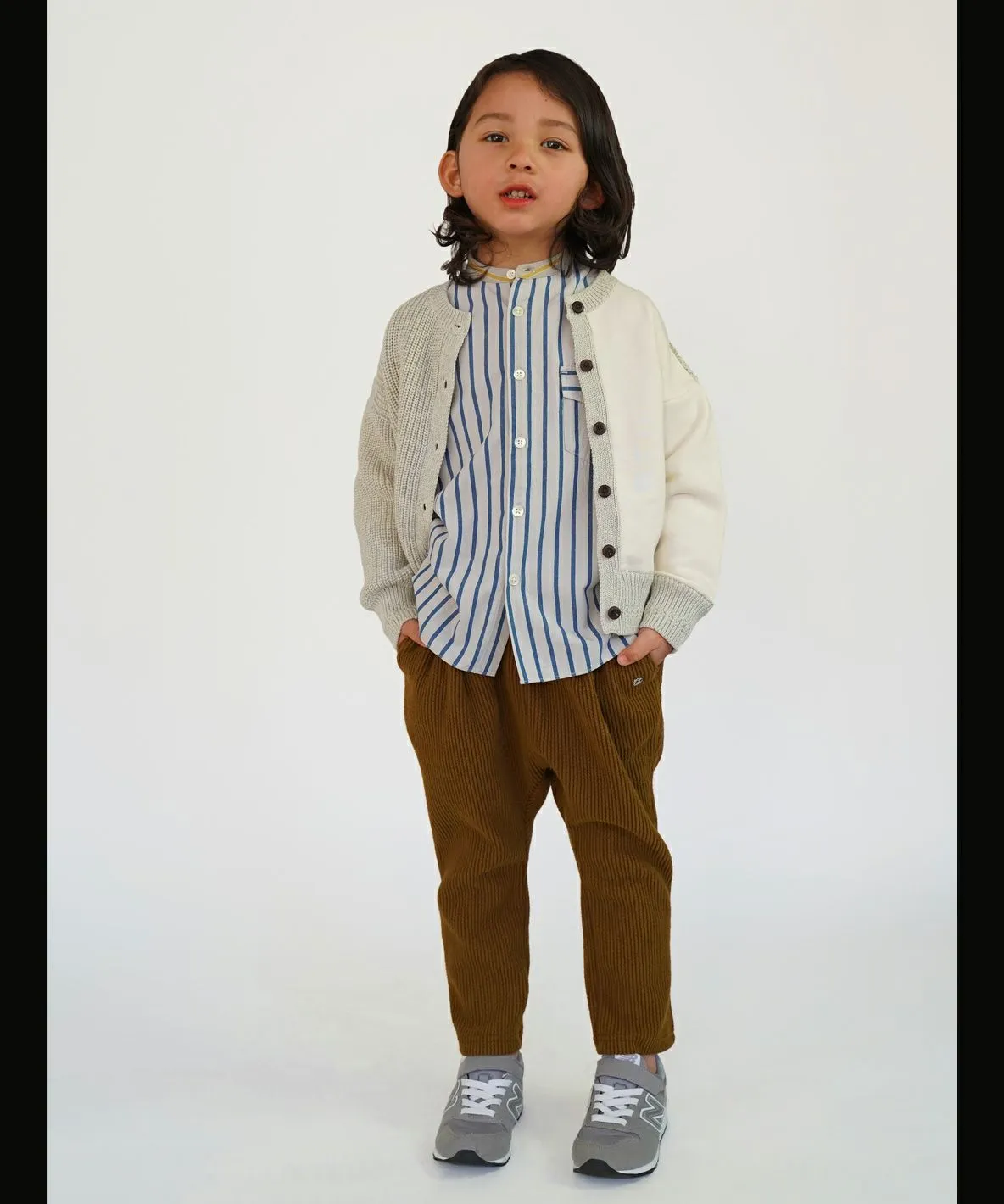Wide well Knit Corduroy Pants