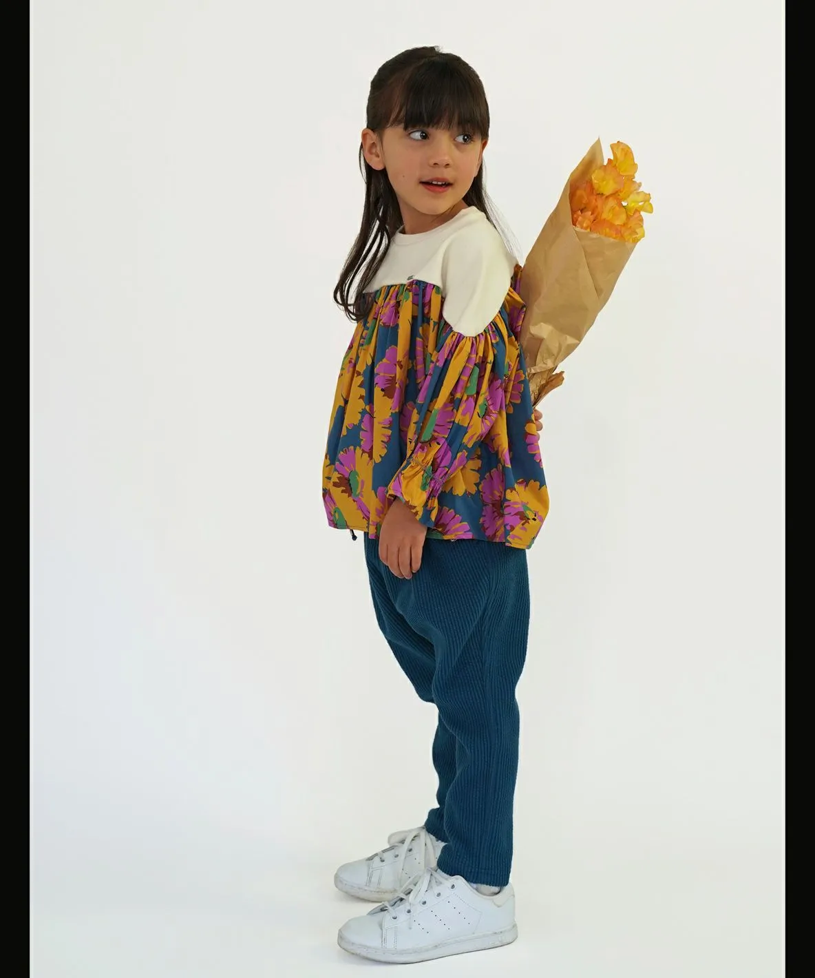Wide well Knit Corduroy Pants