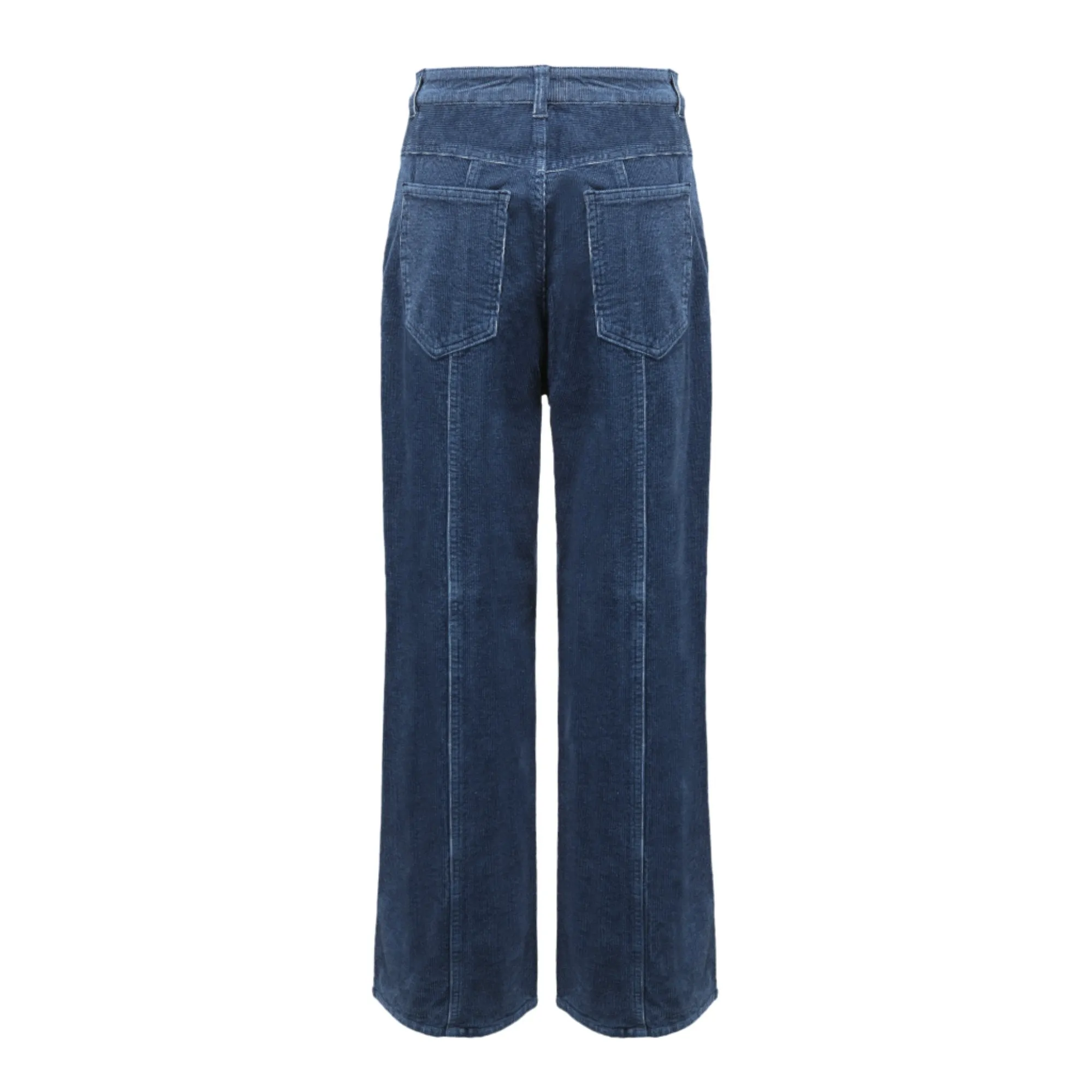 Women Corduroy Ball Pants - Navy